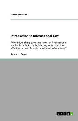 Introduction to International Law (Paperback)