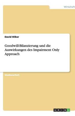Goodwill-Bilanzierung Und Die Auswirkungen Des Impairment Only Approach (Paperback)