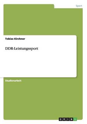 Ddr-Leistungssport (Paperback)