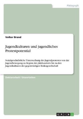 Jugendkulturen Und Jugendliches Protestpotential (Paperback)
