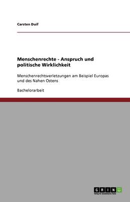 Menschenrechte - Anspruch Und Politische Wirklichkeit (Paperback)