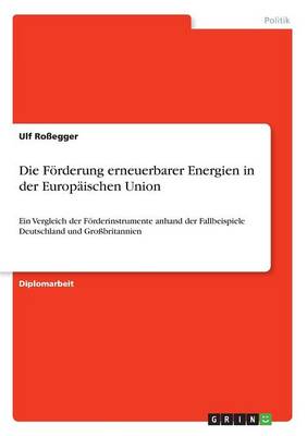 Die Forderung Erneuerbarer Energien in Der Europaischen Union (Paperback)