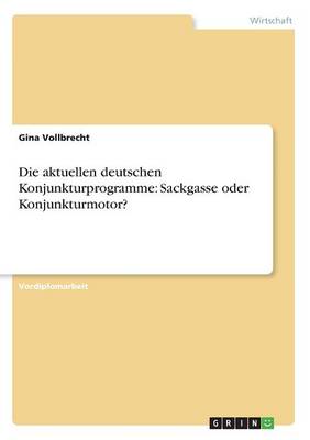 Die Aktuellen Deutschen Konjunkturprogramme: Sackgasse Oder Konjunkturmotor? (Paperback)