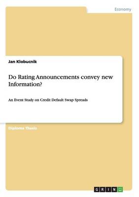 Do Rating Announcements Convey New Information? (Paperback)