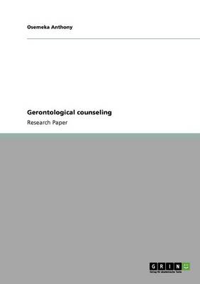 Gerontological Counseling (Paperback)