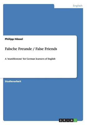 Falsche Freunde / False Friends (Paperback)