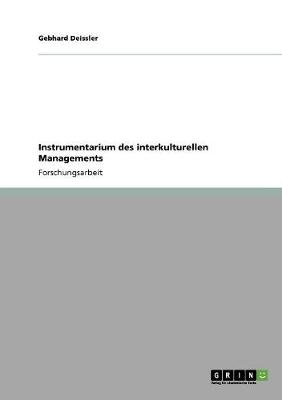 Instrumentarium Des Interkulturellen Managements (Paperback)