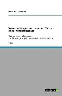 Voraussetzungen Und Ursachen Fur Die Krise Im Bankensektor (Paperback)