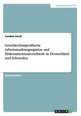 Geschlechtsspezifische Arbeitsmarktsegregation Und Einkommensunterschiede in Deutschland Und Schweden (Paperback)