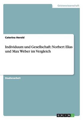 Individuum Und Gesellschaft: Norbert Elias Und Max Weber Im Vergleich (Paperback)