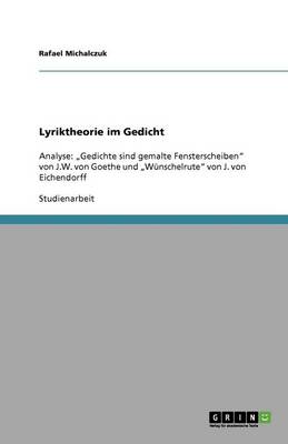 Lyriktheorie Im Gedicht (Paperback)