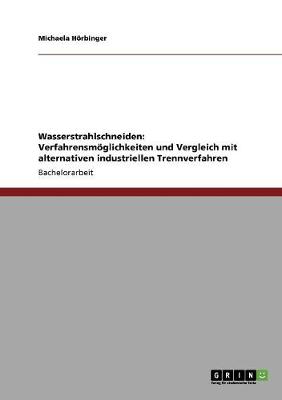 Wasserstrahlschneiden: Verfahrensmoglichkeiten Und Vergleich Mit Alternativen Industriellen Trennverfahren (Paperback)