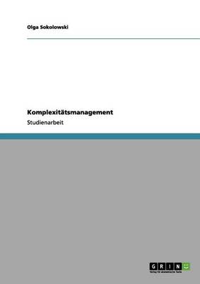 Komplexitatsmanagement (Paperback)