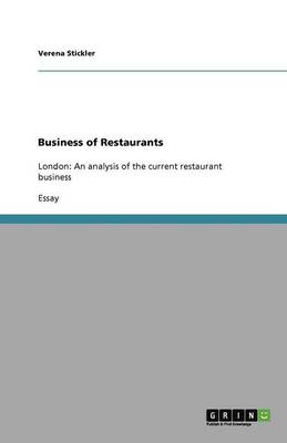 Business of Restaurants (Paperback)