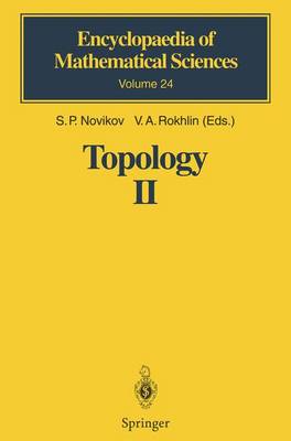 Topology II: Homotopy and Homology. Classical Manifolds - Encyclopaedia of Mathematical Sciences 24 (Paperback)