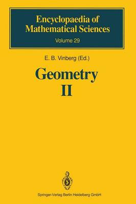 Geometry II: Spaces of Constant Curvature - Encyclopaedia of Mathematical Sciences 29 (Paperback)