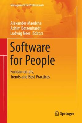 Software for People: Fundamentals, Trends and Best Practices - Management for Professionals (Paperback)