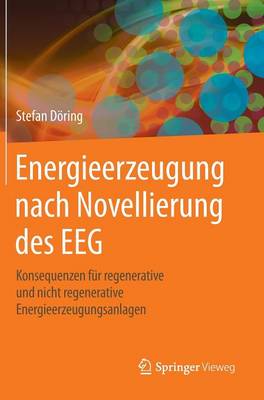 Energieerzeugung Nach Novellierung Des Eeg: Konsequenzen F r Regenerative Und Nicht Regenerative Energieerzeugungsanlagen (Hardback)