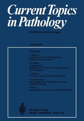 Current Topics in Pathology / Ergebnisse der Pathologie - Current Topics in Pathology 54 (Paperback)
