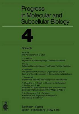 Progress in Molecular and Subcellular Biology - Progress in Molecular and Subcellular Biology 4 (Paperback)