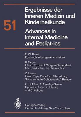 Ergebnisse der Inneren Medizin und Kinderheilkunde / Advances in Internal Medicine and Pediatrics - Ergebnisse der Inneren Medizin und Kinderheilkunde. Neue Folge / Advances in Internal Medicine and Pediatrics 51 (Paperback)