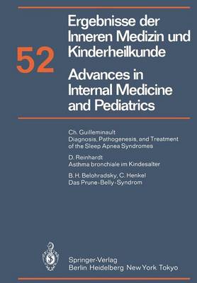 Ergebnisse der Inneren Medizin und Kinderheilkunde / Advances in Internal Medicine and Pediatrics - Ergebnisse der Inneren Medizin und Kinderheilkunde. Neue Folge / Advances in Internal Medicine and Pediatrics 51 (Paperback)