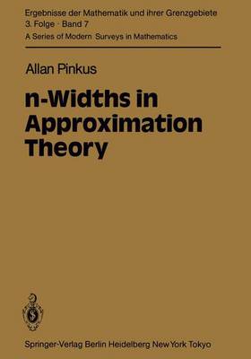 n-Widths in Approximation Theory - Ergebnisse der Mathematik und ihrer Grenzgebiete. 3. Folge / A Series of Modern Surveys in Mathematics 7 (Paperback)