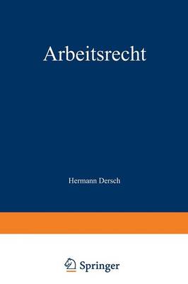 Arbeitsrecht - Enzyklopadie Der Rechts- und Staatswissenschaft (Paperback)