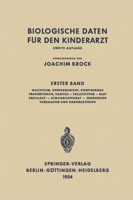 Biologische Daten F r Den Kinderarzt: Grundz ge Einer Biologie Des Kindesalters (Paperback)