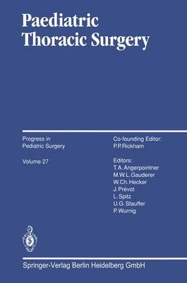 Paediatric Thoracic Surgery - Progress in Pediatric Surgery 27 (Paperback)