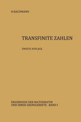Transfinite Zahlen - Ergebnisse Der Mathematik Und Ihrer Grenzgebiete. 2. Folge 1 (Paperback)