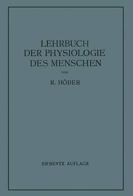 Lehrbuch Der Physiologie Des Menschen - Lehrbuch Der Physiologie (Paperback)