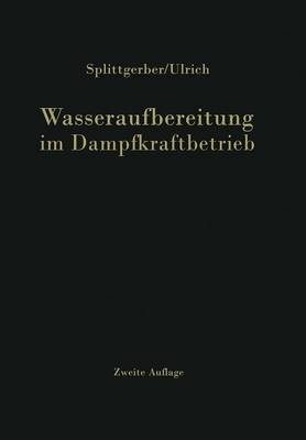 Wasseraufbereitung Im Dampfkraftbetrieb (Paperback)