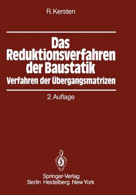 Das Reduktionsverfahren der Baustatik (Paperback)