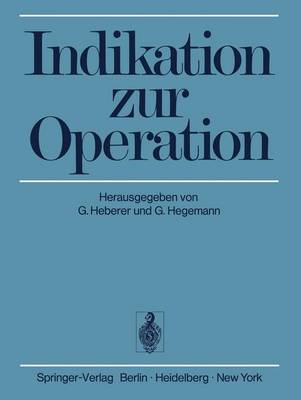 Indikation zur Operation (Paperback)