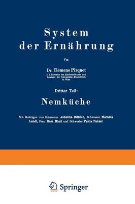 System Der Ernahrung: Dritter Teil: Nemkuche (Paperback)
