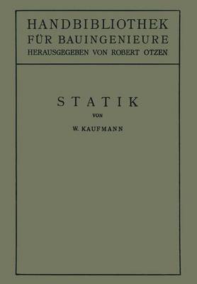 Statik - Handbibliothek Fur Bauingenieure / Teil: IV: Brucken- Und In 1 (Paperback)