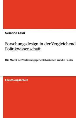 Forschungsdesign in Der Vergleichenden Politikwissenschaft (Paperback)
