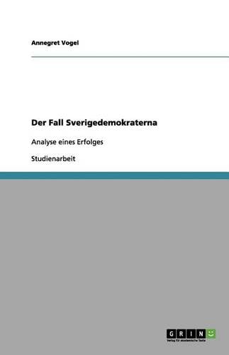 Der Fall Sverigedemokraterna (Paperback)