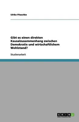 Gibt Es Einen Direkten Kausalzusammenhang Zwischen Demokratie Und Wirtschaftlichem Wohlstand? (Paperback)