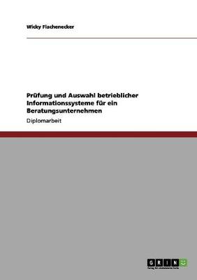 Prufung Und Auswahl Betrieblicher Informationssysteme Fur Ein Beratungsunternehmen (Paperback)