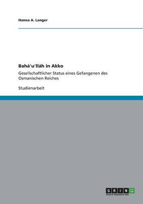 Bah 'u'll h in Akko (Paperback)