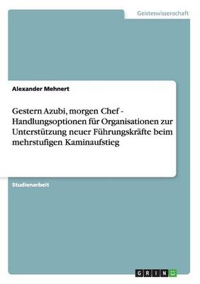 Gestern Azubi, Morgen Chef - Handlungsoptionen F r Organisationen Zur Unterst tzung Neuer F hrungskr fte Beim Mehrstufigen Kaminaufstieg (Paperback)