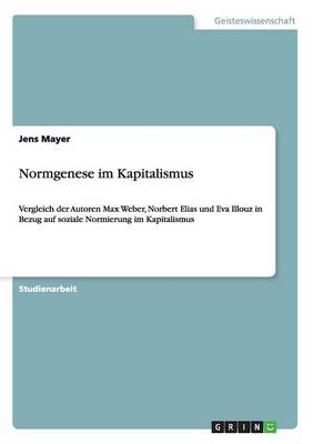 Normgenese Im Kapitalismus (Paperback)