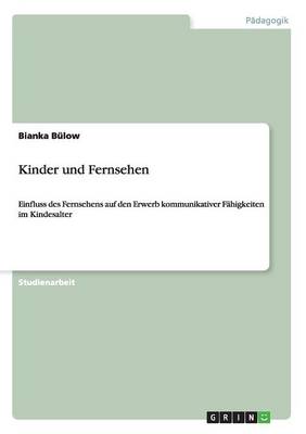 Kinder Und Fernsehen (Paperback)