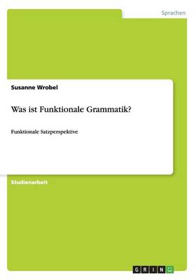 Was Ist Funktionale Grammatik? (Paperback)