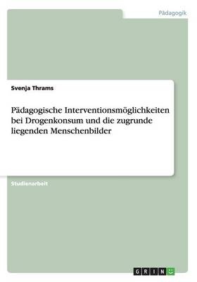 Padagogische Interventionsmoglichkeiten Bei Drogenkonsum Und Die Zugrunde Liegenden Menschenbilder (Paperback)