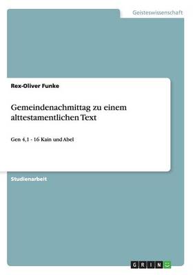Gemeindenachmittag Zu Einem Alttestamentlichen Text (Paperback)