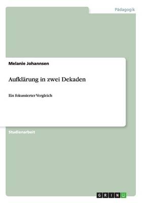 Aufklarung in Zwei Dekaden (Paperback)