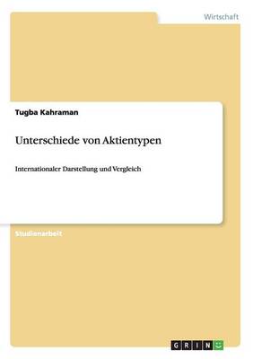 Unterschiede Von Aktientypen (Paperback)